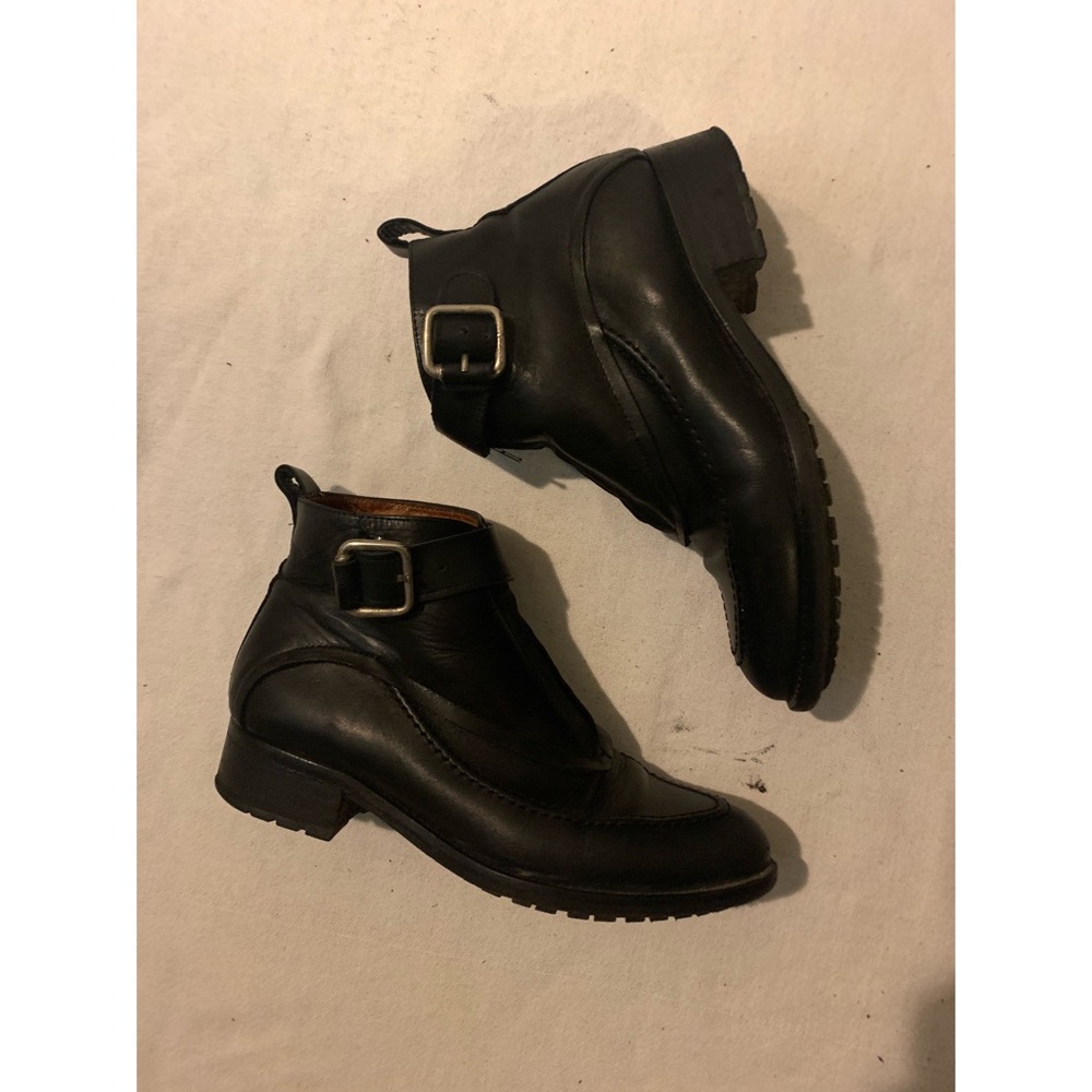 Whistles black leather ankle boots